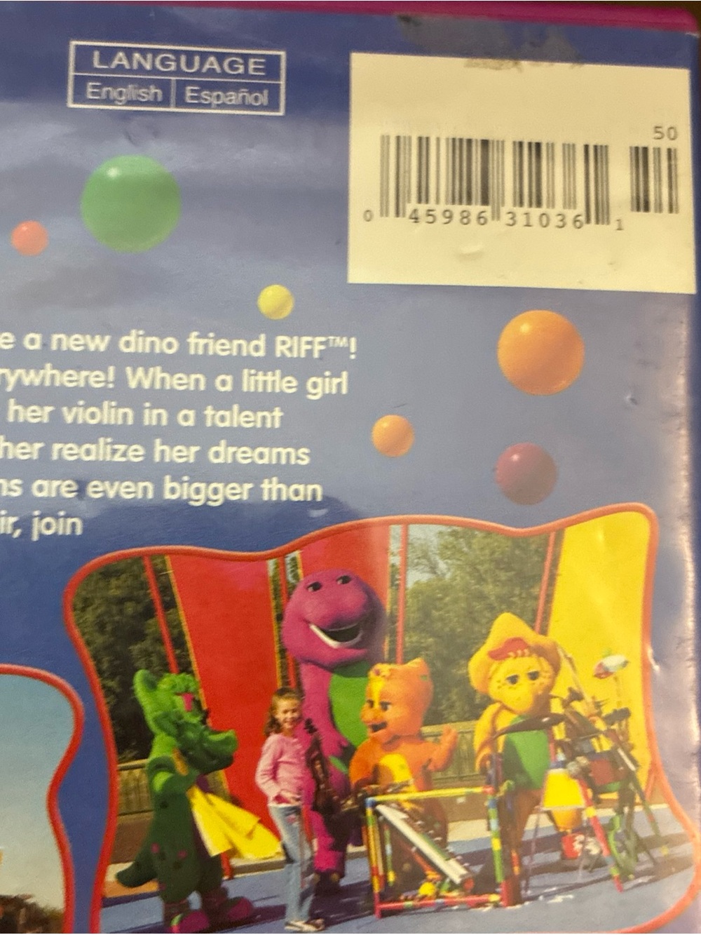 Barney DVD: Let's Make Music - Never Seen On Tv With Baby Bop and BJ Musical - Picture 10 of 16